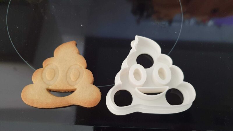 Poop Emoji Çerez Kesici Kurabiye Kek Kalıbı Kalıp Çocuk Eğlence