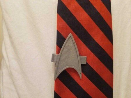 Star Trek Voyager iletişim rozeti kravat klipsi Süs