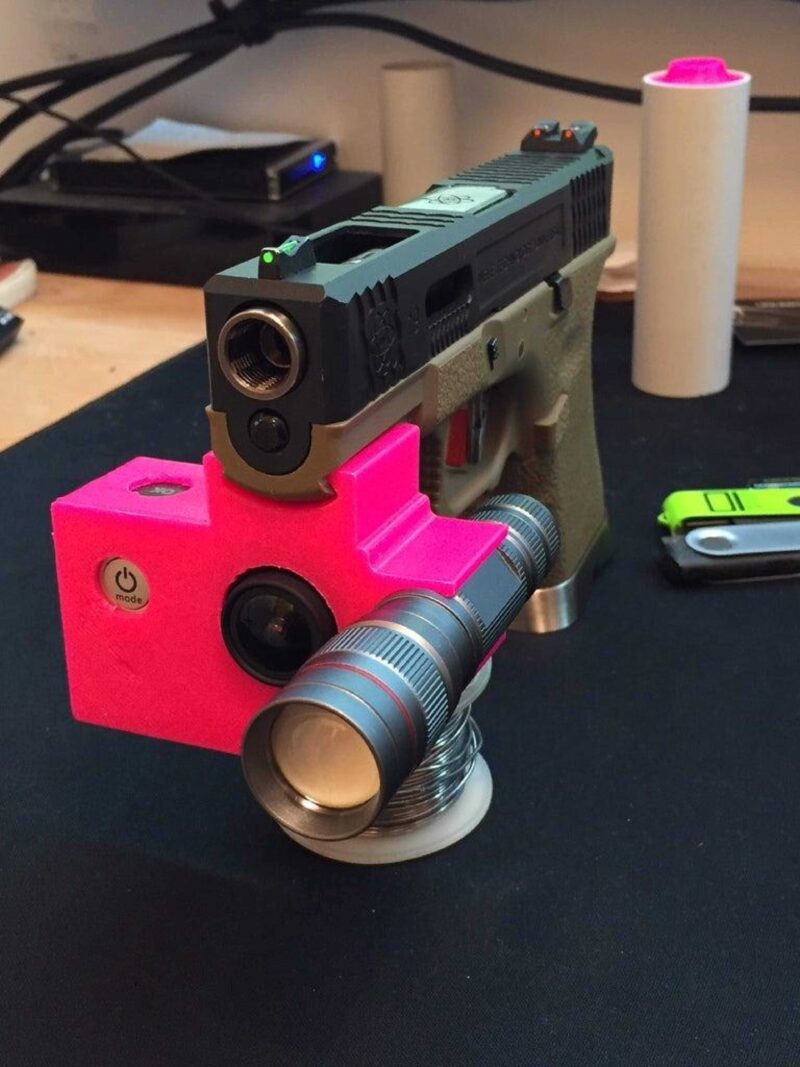 Biz Airsoft Pistol G Serisi Kamera Tutucu Plastik Aparat - Görsel 3