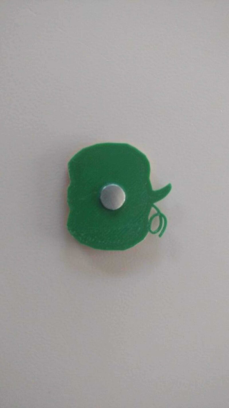 Kabak Buzdolabı Mıknatısı Plastik Aparat - Görsel 3