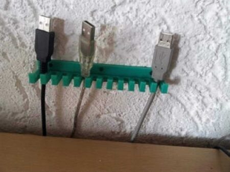 12'li Küçük Kablo Tutucu Masa Aparatı Düzen Ev Ofis Masası
