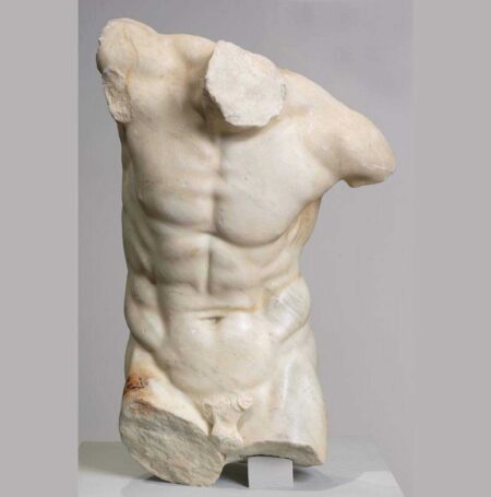 1. C Dancing Faun Torso Plastik Aparat