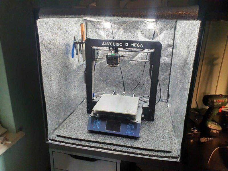 Fotoğraf Kutusu 3D Yazıcı Muhafazası Plastik Aparat