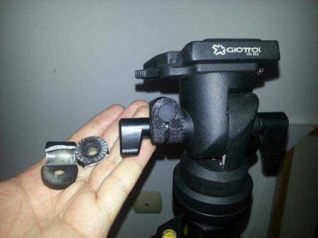 Giottos Vh6011-652 Video Tripod Kafası İçin Yedek Parça Plastik Aparat