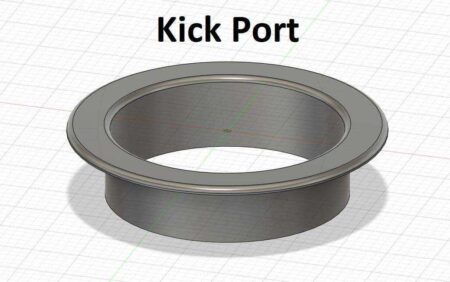 Bass Drum İçin Kick Port Plastik Aparat