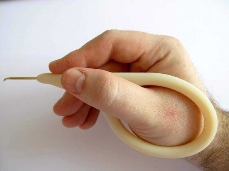 Objet Temizleme Aracı / Kulak Kazıcı Kontur Kavrama Plastik Aparat - Görsel 3