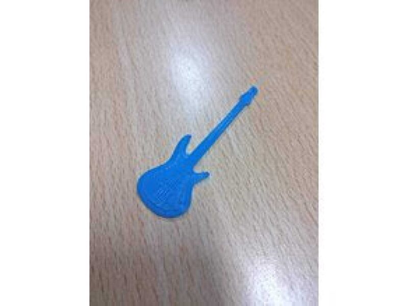 Bas Gitar Anahtarlık  Aksesuar Süs Eşyası Hediyelik - Görsel 3
