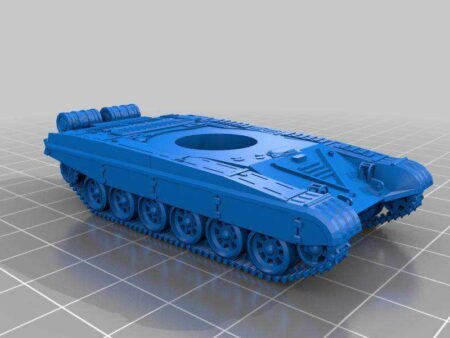 1: 100 Ölçekli T-72 Ana Savaş Tankı Plastik Aparat