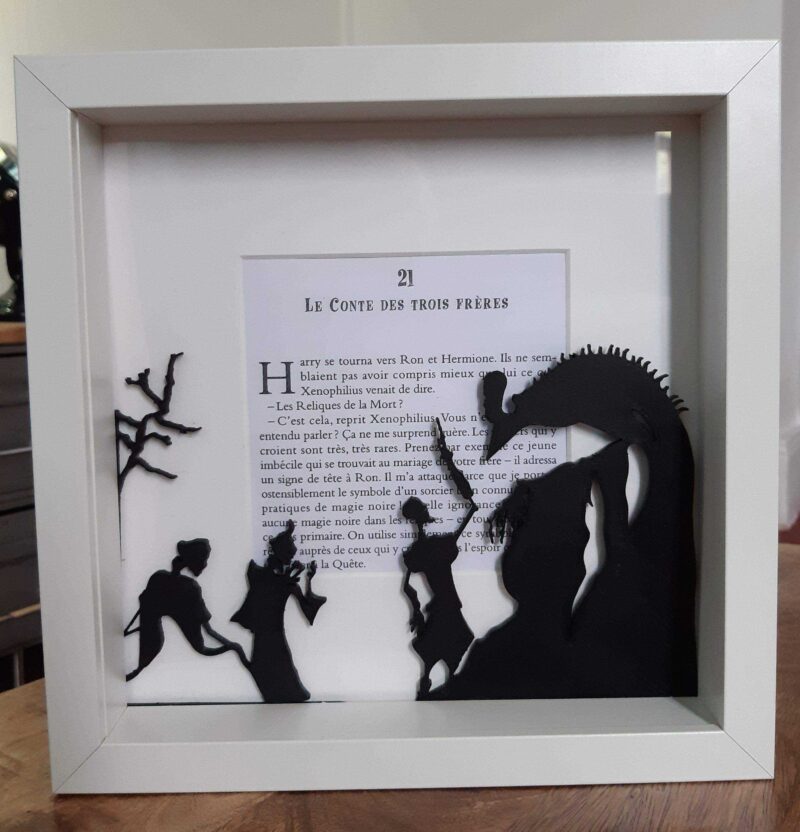 Üç Kardeş Hikayesi Harry Potter Resmi Dekoratif Motif - Görsel 2