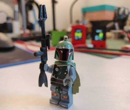 Mandalorian Lego Tüfeği Plastik Aparat