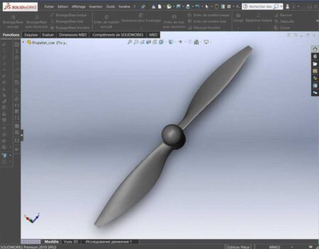 6450 Kendinden Kilitlemeli Drone Pervaneleri (7.8Mm Motor Ekseni - M6 İplikler) - Sadece Plastik Aparat