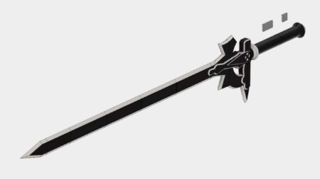 Elucidator - Sword Art Online - Uncut Plastik Aparat