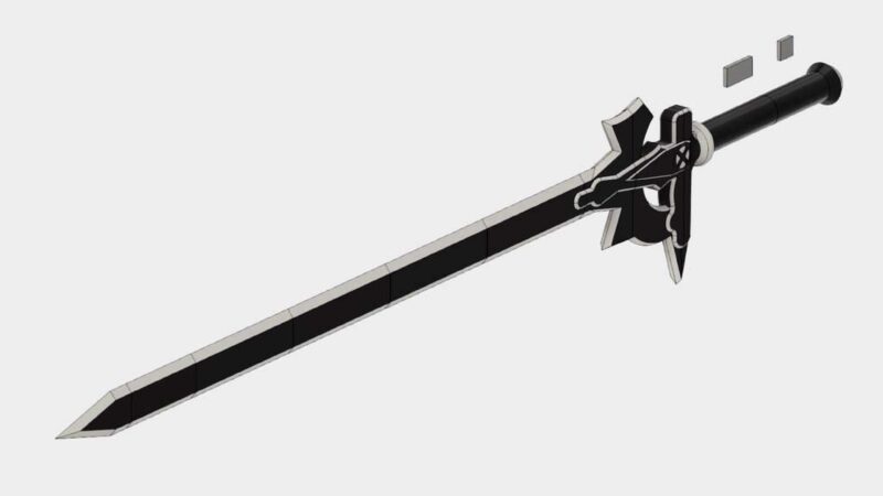 Elucidator - Sword Art Online - Uncut Plastik Aparat