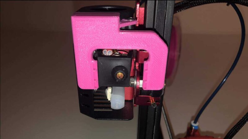 Cr-10S Pro V2 Çift Fan Kanalı Plastik Aparat - Görsel 3