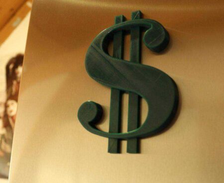 Dolar İşareti Dekoratif Aksesuar Süs Eşyası Hediyelik
