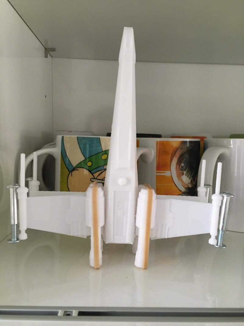 Star Wars X-Wing Uçak Dekoratif Biblo Dekor Hediyelik Süs - Görsel 4