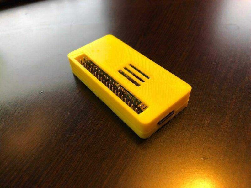 Raspberry Pi Sıfır Wh Snap Fit Kutu Kılıf (Kamera Portu İle) Plastik Aparat