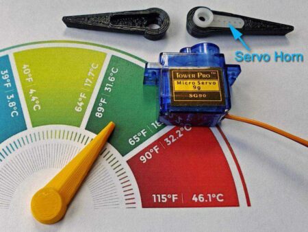 Servo İşaretçi İğnesi Plastik Aparat