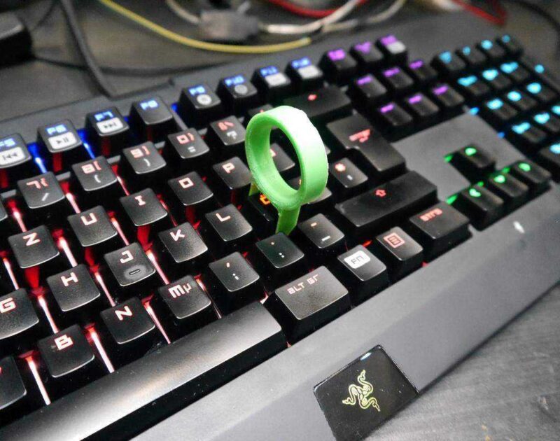 Razer Blackwidow Klavyesi İçin Keycapıcı Plastik Aparat - Görsel 2