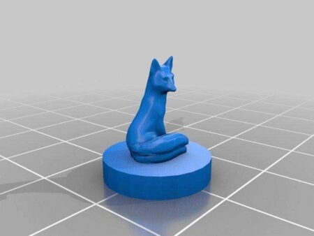2 Kuyruklu Fox Minyatür / Blink Tilki Minyatür Plastik Aparat