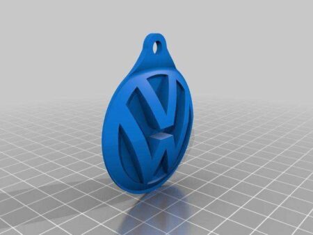 Volkswagen Logo Anahtarlık Organik Plastikten Dekoratif Aksesuar