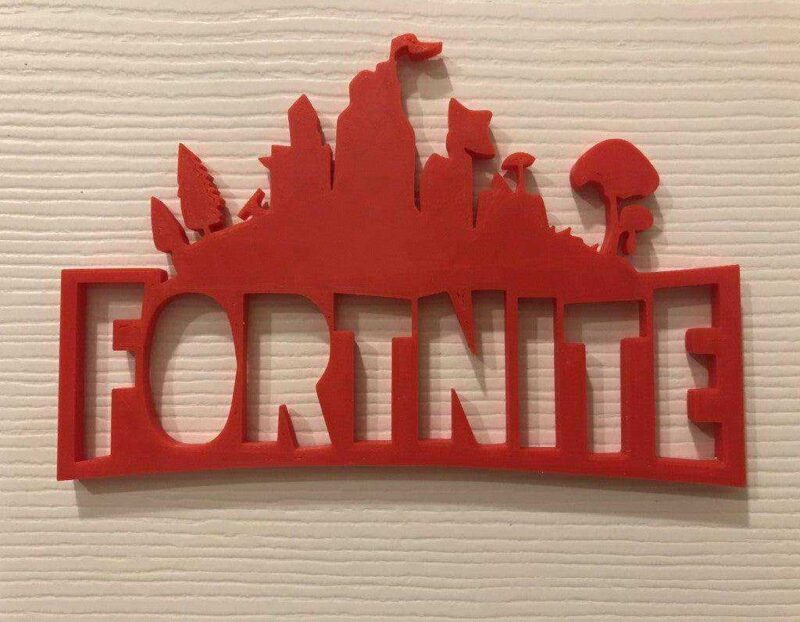 Fortnite Kapı İşareti Dekoratif Kapı Askısı Süs Eşyası Aksesuar