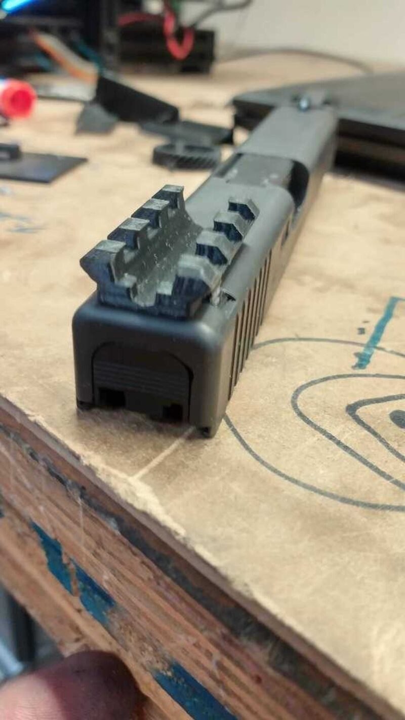 Glock Arka Picatinny (Dove Tail) V2 (Demirli) Plastik Aparat - Görsel 2