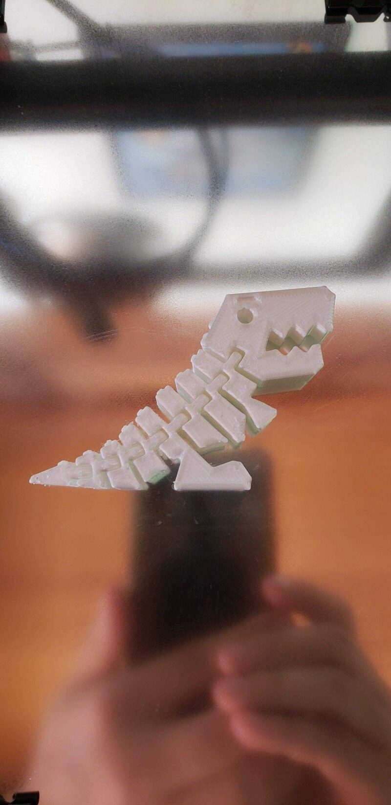 Flexi Dinazor T-Rex anahtarlık  Hediyelik Süs Eşyası Aksesuar - Görsel 3