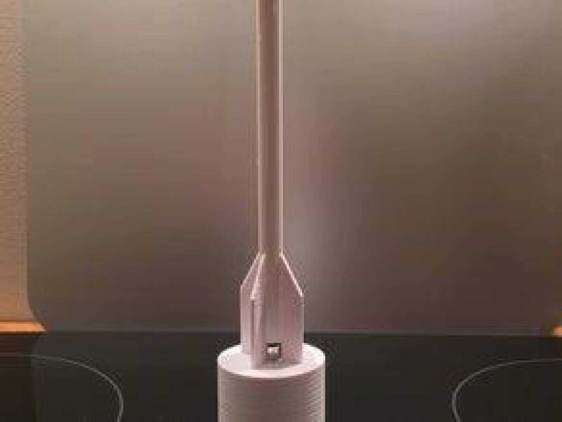 Apple Pencil Kalem Şarj Roket Şeklinde Tutucu  Füze - Görsel 2