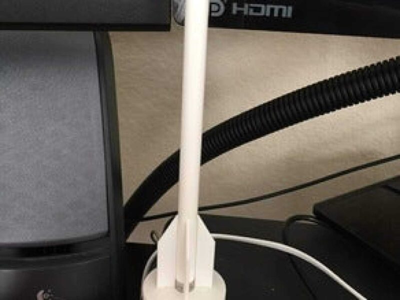 Apple Pencil Kalem Şarj Roket Şeklinde Tutucu  Füze - Görsel 3