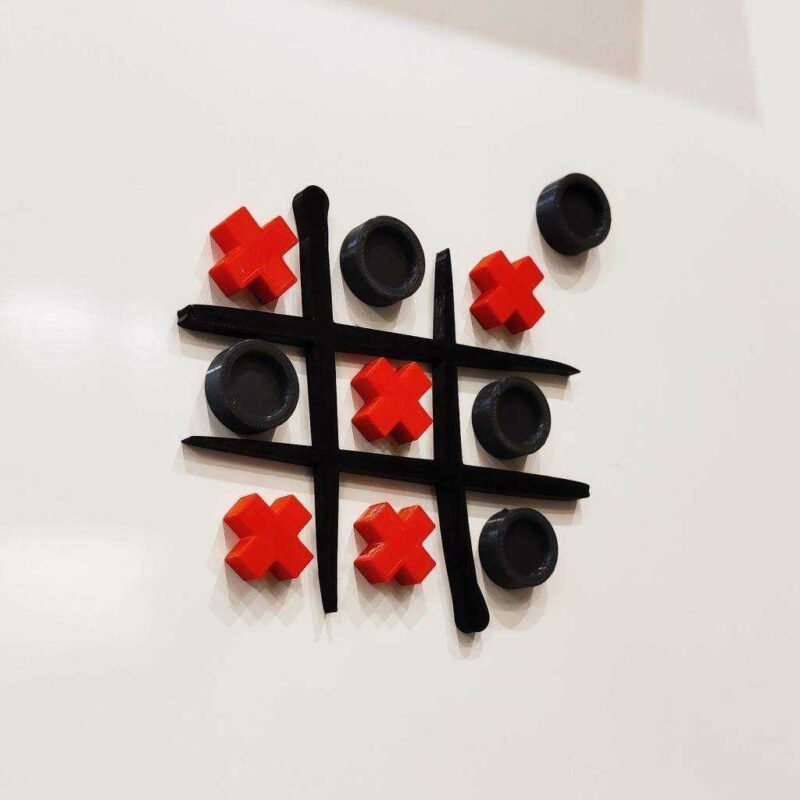 Tic-Tac-Toe Oyun Buzdolabı Plastik Aparat - Görsel 2