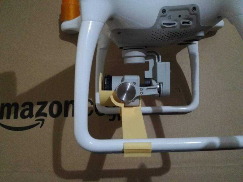 Phantom4 İçin Gimbal Kilit Plastik Aparat - Görsel 2