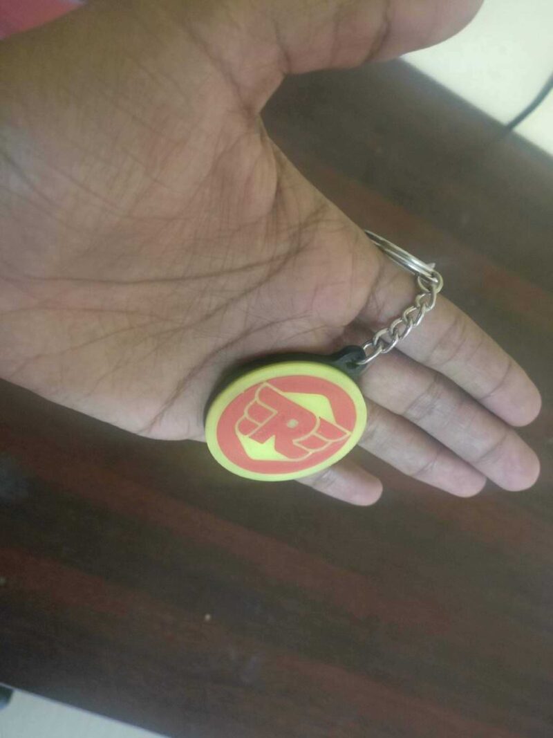 Royal Enfield Logo Anahtarlık Plastik Aparat - Görsel 2
