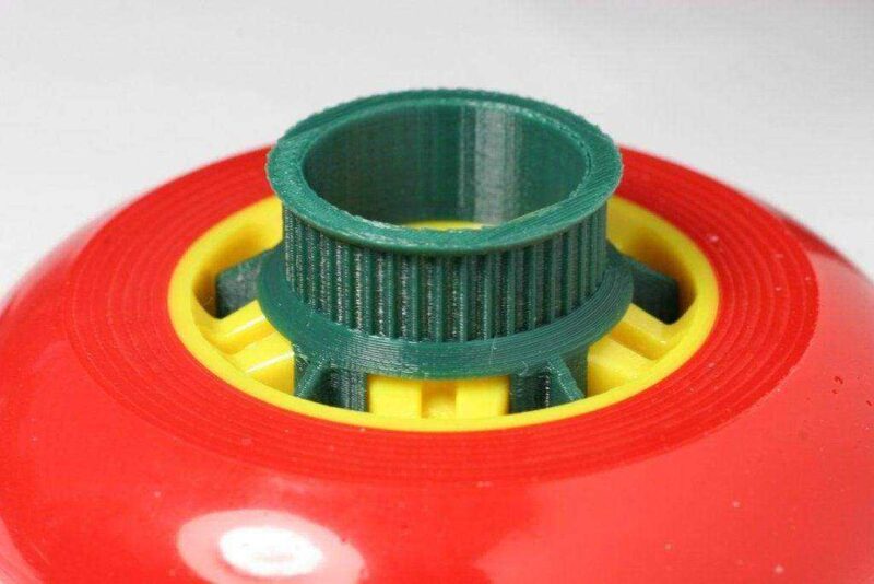 Paten Tekerleği İçin Gt2 Kasnağı Plastik Aparat - Görsel 4