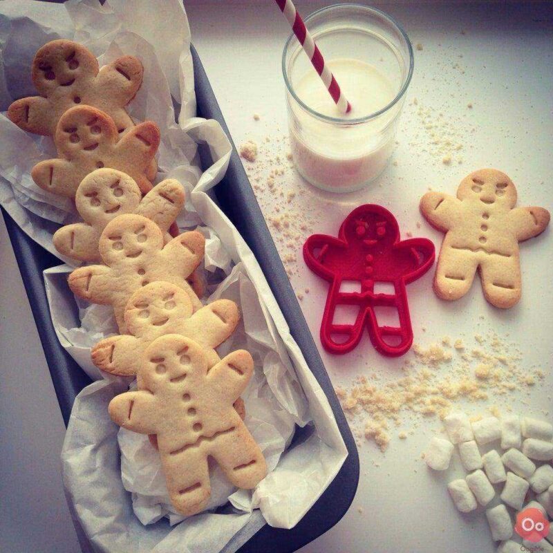 Gingerbread Kurabiye Kek Krep Kalıbı Kalıp Kesici Organik Plastik