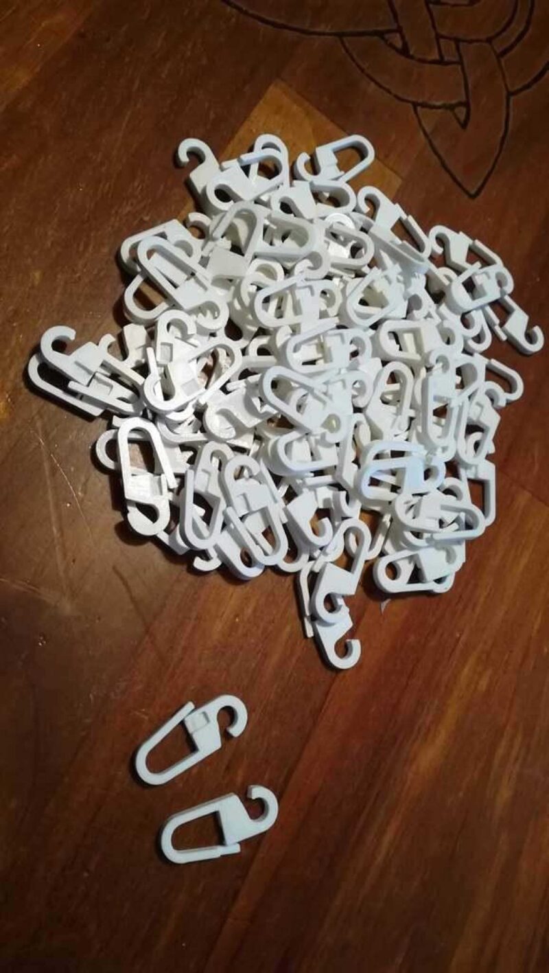 Perde Halkaları Ve Ikea İçin Kancalar - Räcka, Hugad Plastik Aparat - Görsel 3