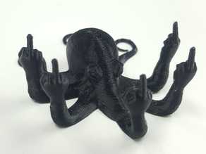Fucktopus Biblo Dekoratif Hediyelik Süs Eşyası Maket Aksesuar
