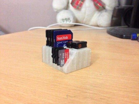 Sd Kart Koruyucu Kutu Tutucu Standı Aparatı Organizer Masaüstü