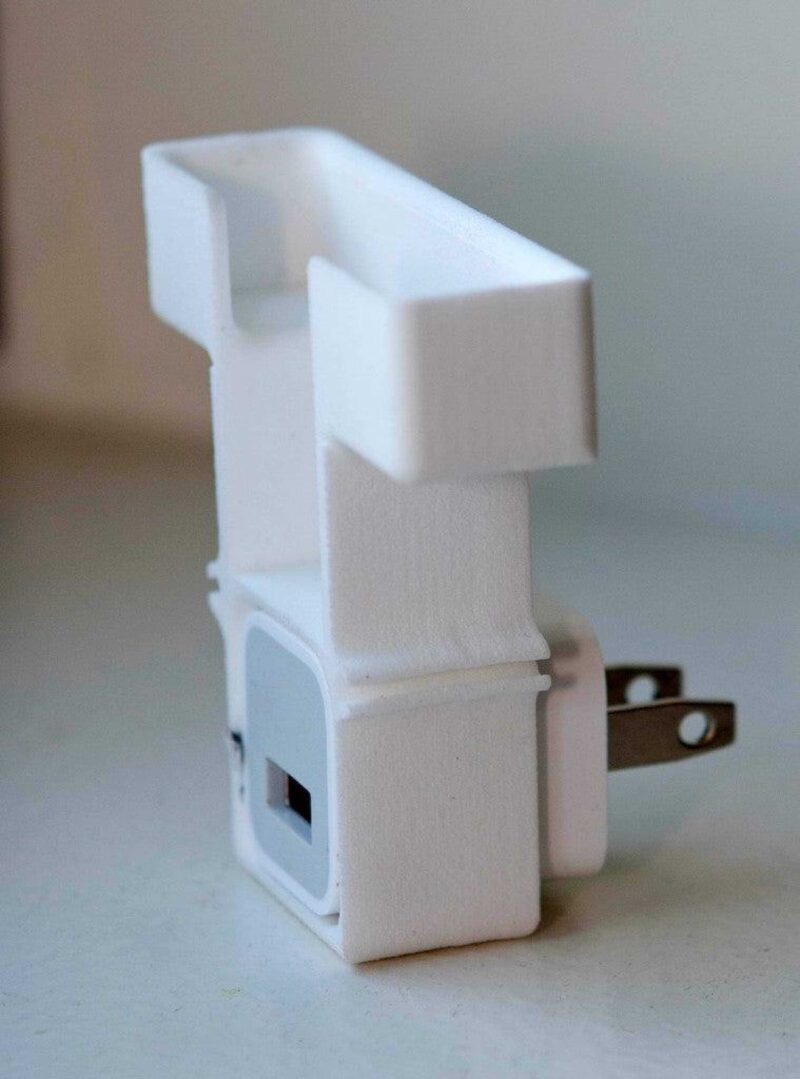 İphone Şarj  Takıcısı Duvar Telefon Tutucu Aparatı Stand - Görsel 2