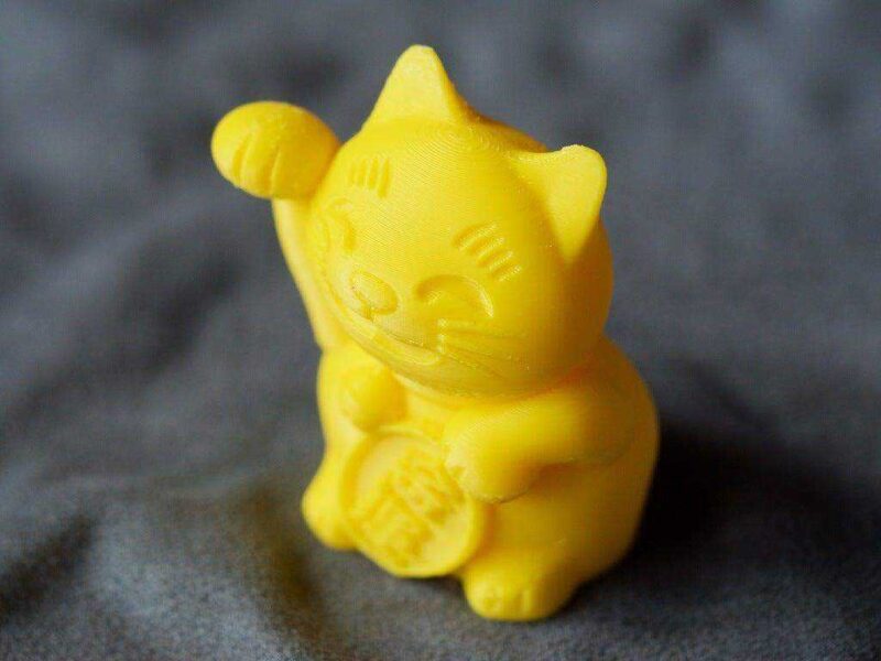 Maneki Neko Money Cat Biblo Dekoratif Hediyelik Süs Eşyası Maket - Görsel 2