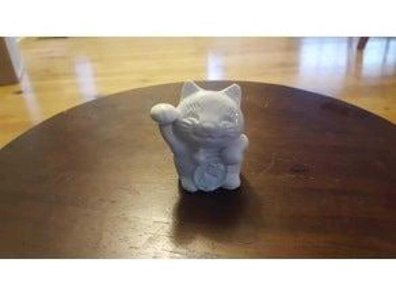 Maneki Neko Money Cat Biblo Dekoratif Hediyelik Süs Eşyası Maket - Görsel 4
