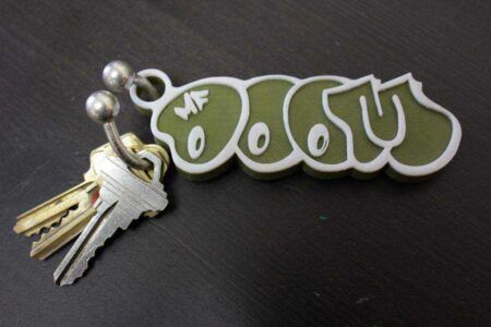 Dopest Mf Doom Anahtarlık Plastik Aparat