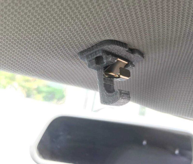 Audi Sunvisor Klip Görüş Parçası Plastik Aparat - Görsel 4
