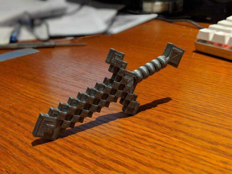 Minecraft Kılıç Plastik Aparat - Görsel 3