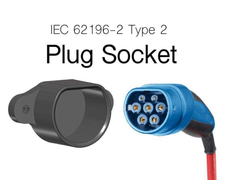 Iec 62196-2 Tip 2 Fiş Kukla Konektör Plastik Aparat - Görsel 4