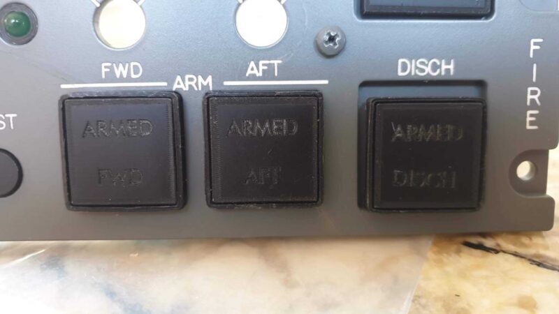 Homecockpit İçin Boeing 737 Kolay Korry Anahtarı Plastik Aparat