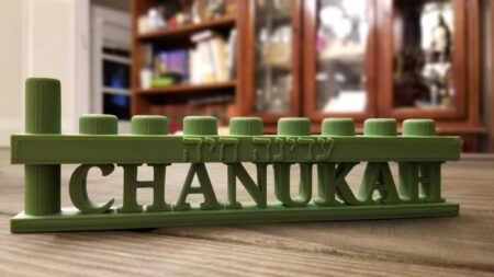 Chanukah Menorah Plastik Aparat