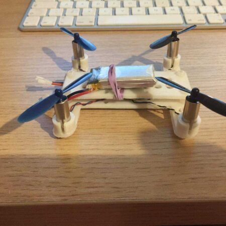 Mikro Drone-Ascopter H-Frame Openscad-Özelleştirilebilir Plastik Aparat