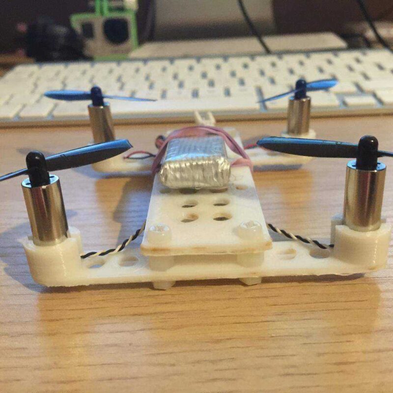Mikro Drone-Ascopter H-Frame Openscad-Özelleştirilebilir Plastik Aparat - Görsel 2