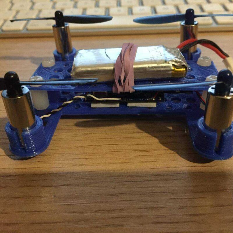 Mikro Drone-Ascopter H-Frame Openscad-Özelleştirilebilir Plastik Aparat - Görsel 4